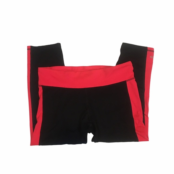 Champion black/pink yoga pants - Picture 1 of 6